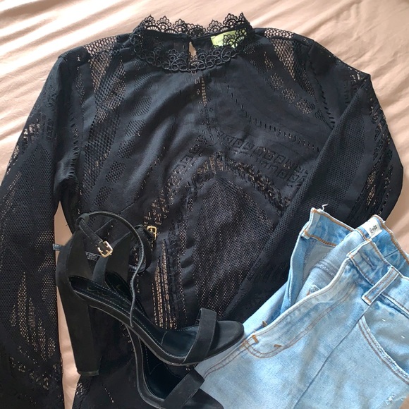 Mock Neck Bodysuit - Picture 11 of 11